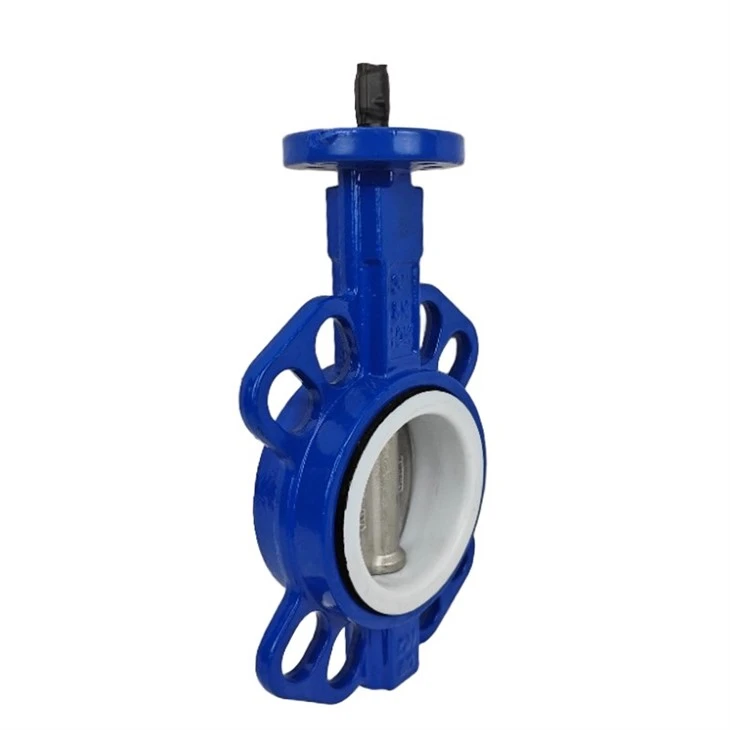 D71F4 PTFE Seal Ductile Iron Butterfly Valve factory